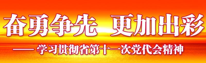 奮勇?tīng)?zhēng)先，更加出彩——學(xué)習(xí)貫徹省第十一次黨代會(huì)精神